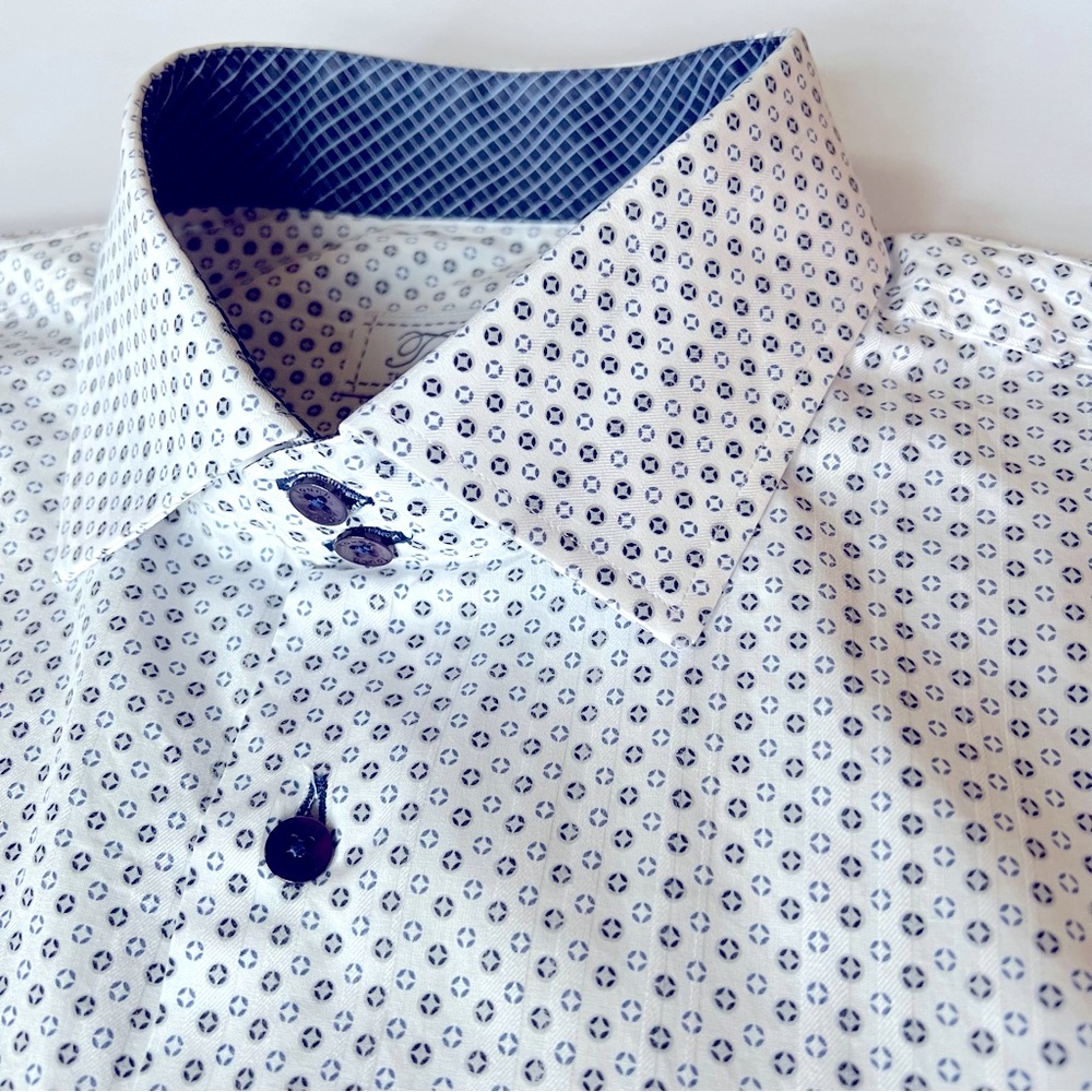Touch The Collection Dress Shirt White Size XL